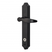 Discontinu&eacute; : Ensemble de poign&eacute;e de luxe pour contre-porte avec p&ecirc;ne dormant (Noir)