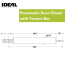 Heavy Door Closer With Torsion Bar, Matte Black