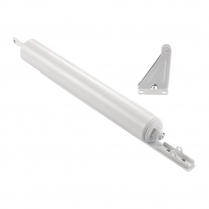 Ferme-porte lourd pour contre-porte avec barre de torsion (Blanc)