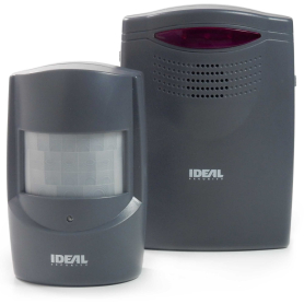 Capteur de mouvement sans fil et alarme, gris