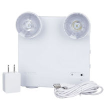 Lumi&egrave;re d'urgence &agrave; DEL rechargeable aliment&eacute;e par batterie