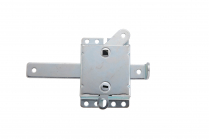 Garage Door Side Lock With Spring-Loaded Bolt