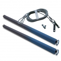 Ressorts de porte de garage avec c&acirc;bles de s&eacute;curit&eacute;, pour portes de 135 lbs - 145 lbs, bleu fonc&eacute; ( paquet de 2 )