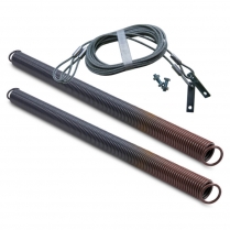 Ressorts de porte de garage avec c&acirc;bles de s&eacute;curit&eacute;, pour portes de 155 lbs - 165 lbs, brun (paquet de 2)