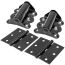 Kit de porte moustiquaire, noir