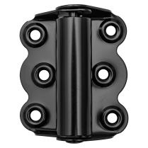 Charni&egrave;re de porte moustiquaire &agrave; ressort auto-fermant, noir