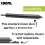 Standard Door Closer, Matte Black