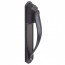 Discontinued: DX Pull Handle Set With Back Plate, Black