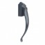 Discontinued: DX Pull Handle Set With Back Plate, Black