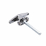 Garage Door Handle, Keyed T-Handle, 5/16&rdquo; Diameter And 4&rdquo; Long Shaft, Zinc Die Cast/Chrome Plated