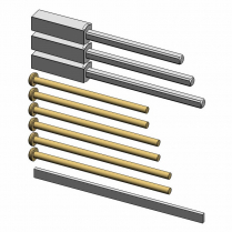Ensemble de vis pour rallonger le BK1216 pour les portes jusqu'&agrave; 2-1/8 pouces