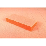 BeautyPlus Buffer 2-way OrangeWhite grit 80/100 50Pack 06023