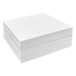 BeautyPlus Slim White/White Buffer 120/120 Pack50 12012