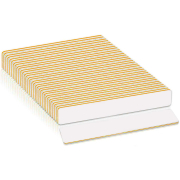 Nail File Jumbo White 100/100 Washable Serrated Peach 24125