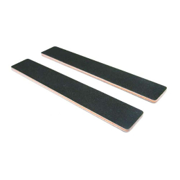 Nail File Jumbo Black 100/100 Washable Serrated Peach 24127