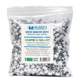 Milken 1000 White Sanding Band Coarse 120 Grit SB679C 19881
