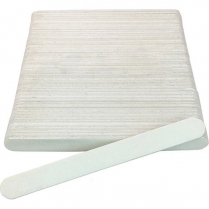 Carepro Manicure White Mini Nail File 80/80 4.5"- 50pcs