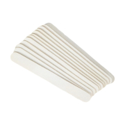 Ikonna Manicure 5" White Mini Nail File 100/180 50 pcs 94643