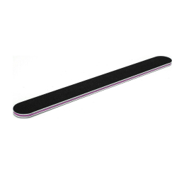 Nail File Black 80/80 Washable Serrated Lavender 24111