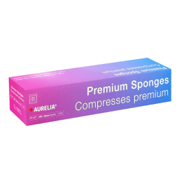 Aurelia Premium Sponges Nonwoven 200PK  2" x 2"/4-Ply - 1322