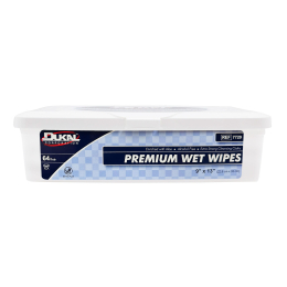Dukal Premium Wet Wipes 64/tub 9"x13" 7720 01778