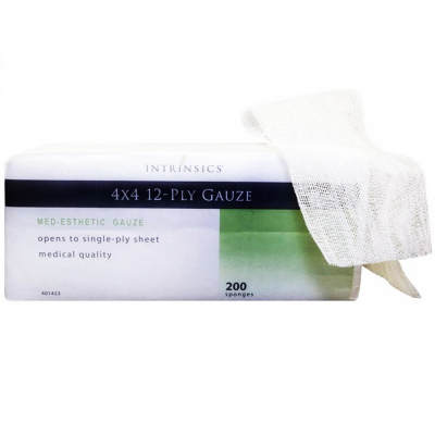 Intrinsics 4 x 4  12-ply Gauze  200 Sponges 401423