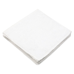 Silver Star White Towel 13" x 13" 1.2 Lbs 1DZ 01313