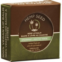 Earthly Body Hemp Seed Lip Balm Tin 0.45oz Spearmint HSL500T