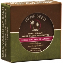 Earthly Body Hemp Seed Lip Balm Tin 0.45oz Skinny DipHSL521T