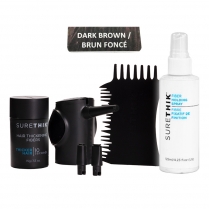 Surethik Hair Thickening Fibers 4Pcs Kit Dark Brown 00120