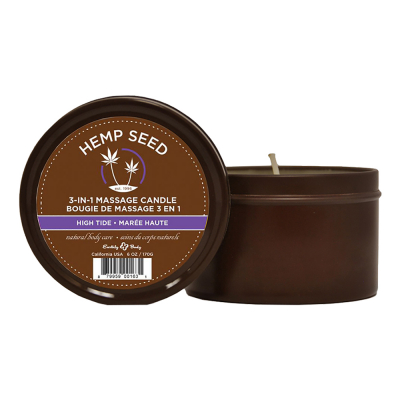 Earthly Body H/S  3-In-1 Massage Candle 6oz High Tide HSC053