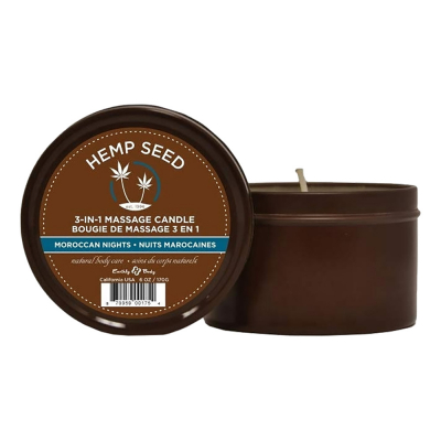 Earthly Body 3-In-1 Massage Candle 6oz Moroccan NightsHSC075