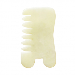 Zoe Ayla Comb Edge Jade Gua Sha Tool  RT393-JDGST/01745