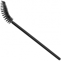 Silkline Mascara Applicators 25PK Curved Black SLMASCURAPPC