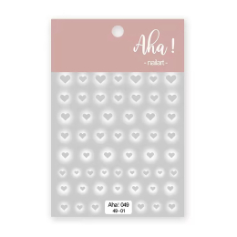 3D Love Heart Nail Art Sticker Self-Adhesive 04848