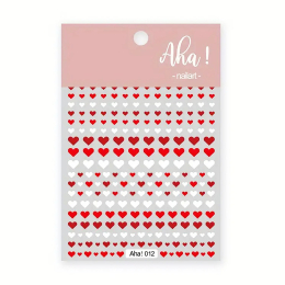 3D Valentine Day Love Heart Nail Stickers 08350
