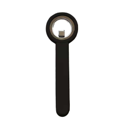 3-Second Hollow Cat Eye Power Ring Magnet Black 10084