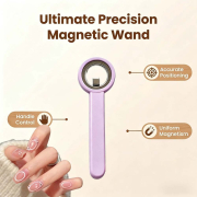 3-Second Hollow Cat Eye Power Ring Magnet Purple 10085