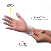 Aurelia Delight PF Vinyl Powder-Free Gloves 100PK L 38228