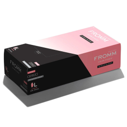 FROMM Pink Nitrile Glove Powder Free 100Pk Large F9132