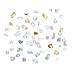Mini Rhombic Diamonds Nails Gemstones Flatback 100pcs 19120