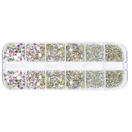 Crystal Diamond Gems Nail Rhinestones Mixed 22210