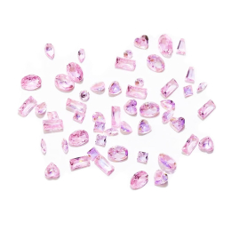 Mini Rhombic Diamonds Nails Gemstones Flatback 100pcs 24609