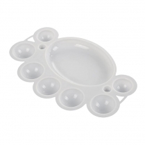 Nail Art Palette Paint Dish - Clear - NA258-CL
