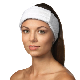Silk B Towel Head Band Small Size White  - 26222