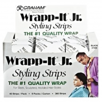 Graham Wrap-It Jr., Styling Strips Black 360 Strips 37350