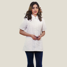 Silver Star Lab Coat White SS-001 M 50166