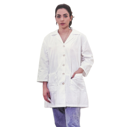 Silver Star Lab Coat White SS-004 L 50172