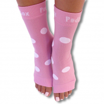 California Pedi-Sox Lily's Pink/White Polka-Dots PS-L-610