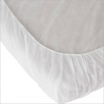 Silk B Non Woven Bed Sheet Fitted 37" x 79" 10PK DBSF/26189